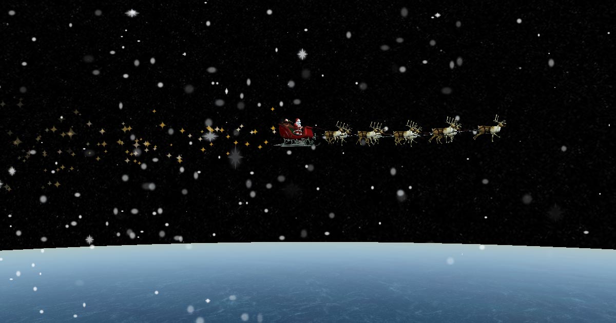 ¿Dónde está Santa? Sigue a Papá Noel en su viaje por el mundo en Nochebuena