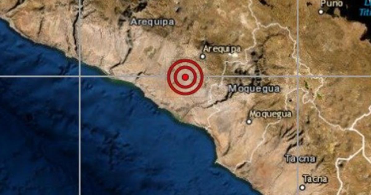 Sismo de 5.5 sacude Perú