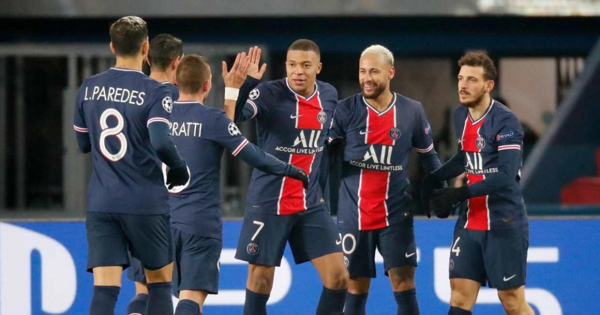 PSG avanza a octavos de la Champions como líder de grupo