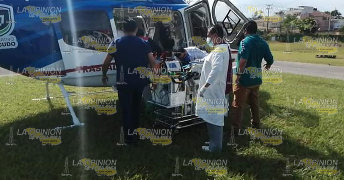 Trasladan a recién nacida a la ciudad de México