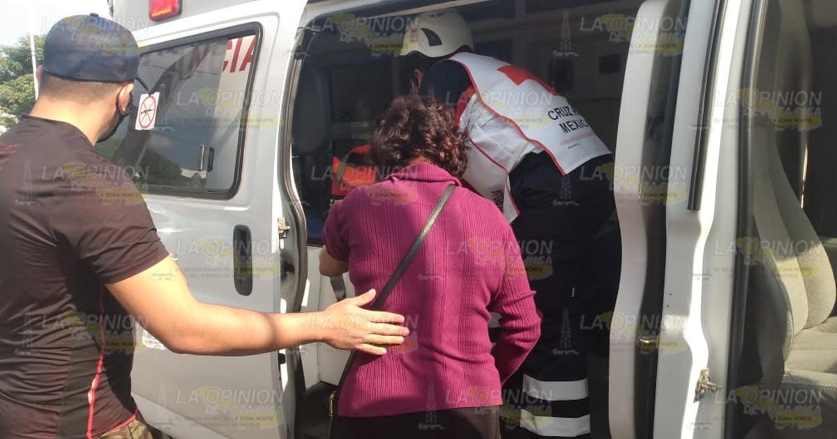 Por poco y se queda sin brazo una mujer en Poza Rica