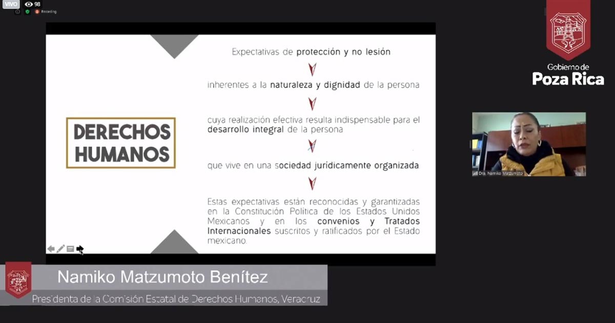 Promueve Gobierno de Poza Rica respeto a las garantías de la población