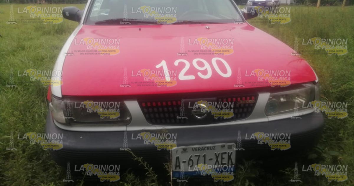 Recuperan taxi robado