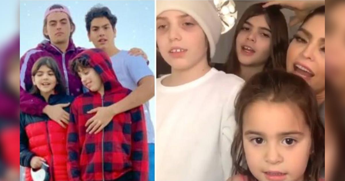 Hijos de Ana Barbara quedan atrapados en tormenta de nieve