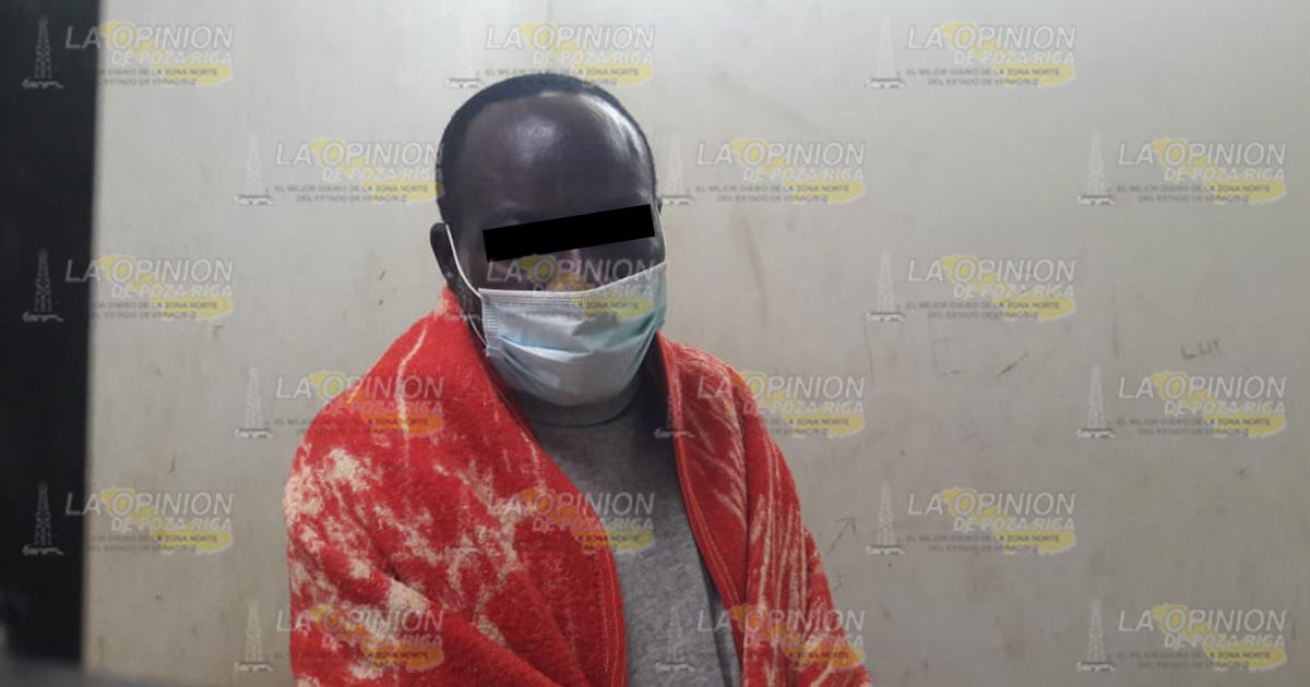 Sujeto de nacionalidad angoleño es detenido con presunta droga