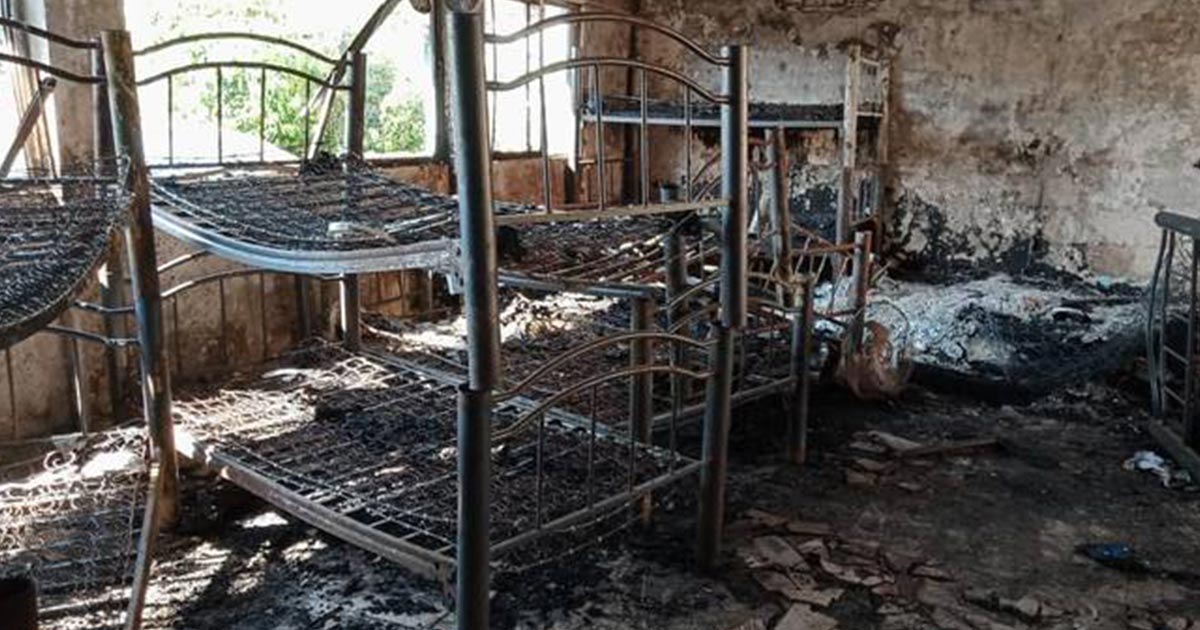 Se quema casa hogar El Buen Samaritano en Veracruz