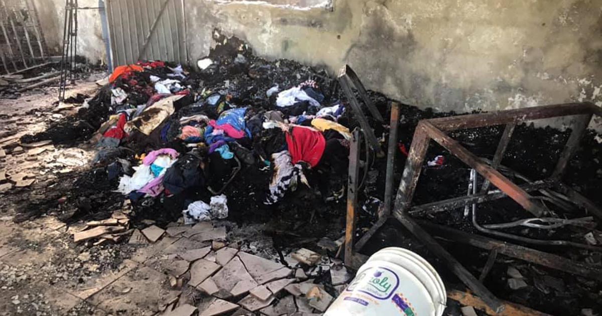 Se quema casa hogar El Buen Samaritano en Veracruz