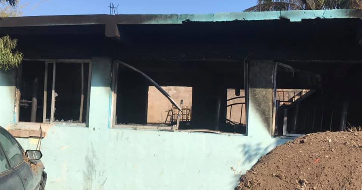 Se quema casa hogar El Buen Samaritano en Veracruz