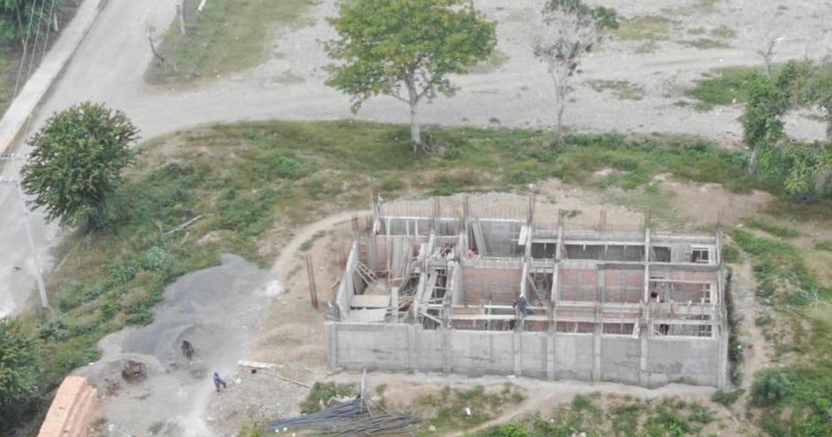 Avanza construcción de comandancia municipal, será moderna y funcional declaró Jorge Vera Hernández