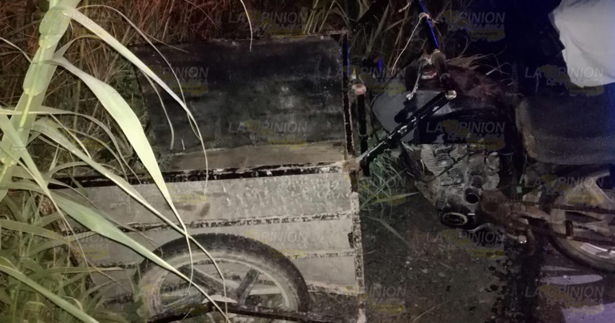 ¡Herido en fuerte choque!