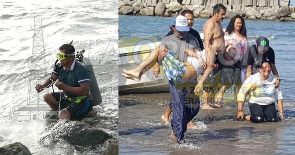 Se ahogan tres hermanos en playas veracruzanas, sus papás los trajeron de paseo, venían de Tlaxcala