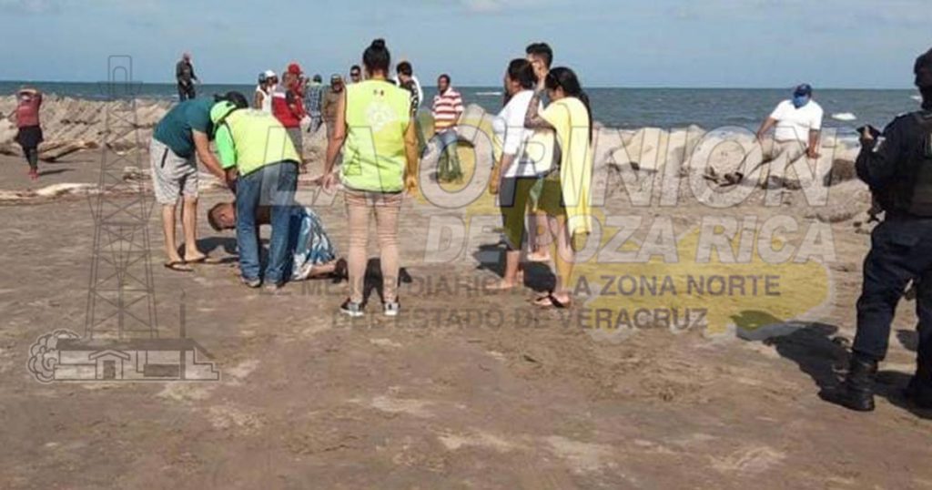 Se ahogan tres hermanos en playas veracruzanas, sus papás los trajeron de paseo, venían de Tlaxcala