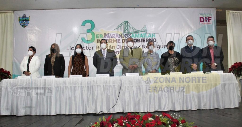 Ofrece tercer informe de gobierno el alcalde de Naranjos-Amatlán