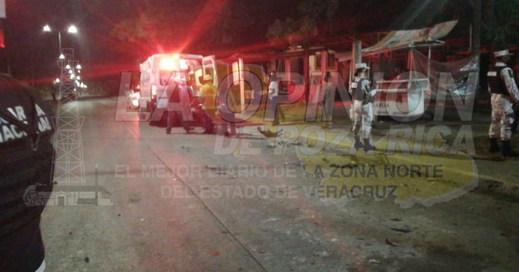 Encontronazo deja 2 heridos