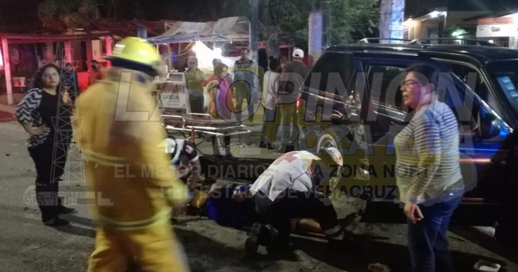 Encontronazo deja 2 heridos