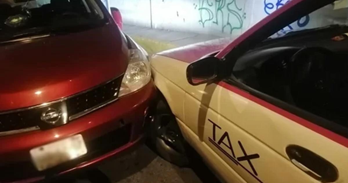 Taxista choca en Iztapalapa, y lo matan a golpes