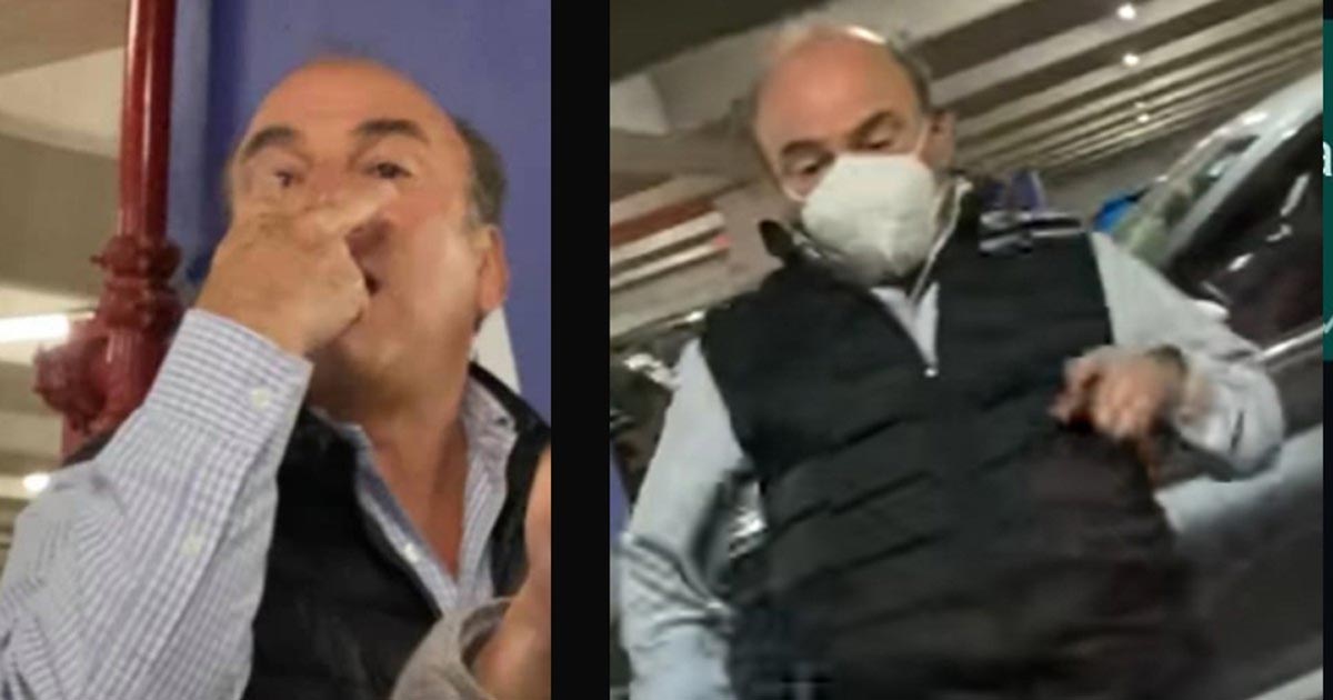Hombre agrede a mujer embarazada en estacionamiento; lo bautizan como 'Lord Pateador'