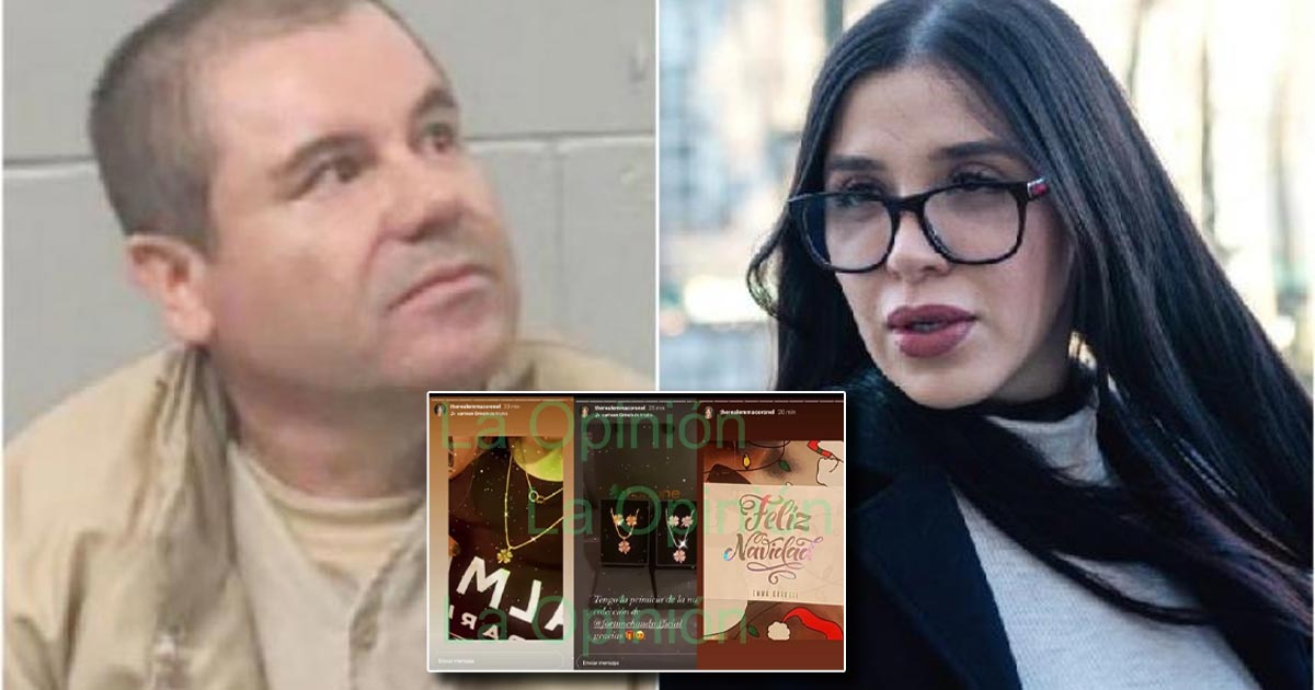 Emma Coronel, esposa del “Chapo” Guzmán, presume en redes sociales sus regalos de Navidad