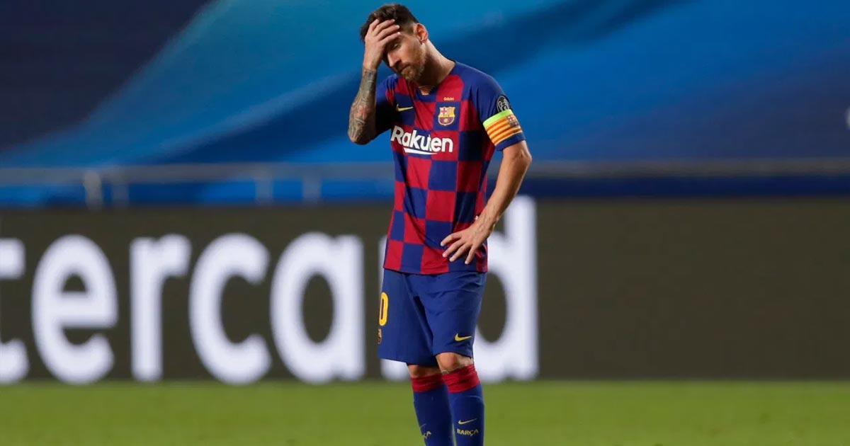 Multan a Lionel Messi por rendir homenaje a Maradona