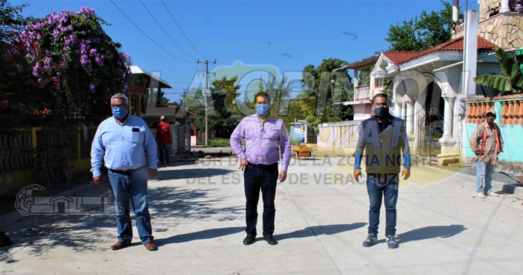 Casi lista la calle Niños Héroes en Naranjos