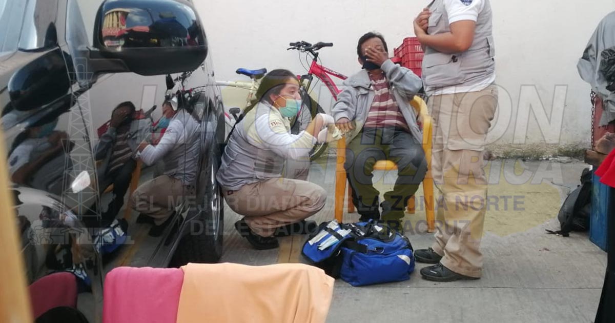 Cerca de caer estuvo conocido bolero en el centro de Poza Rica