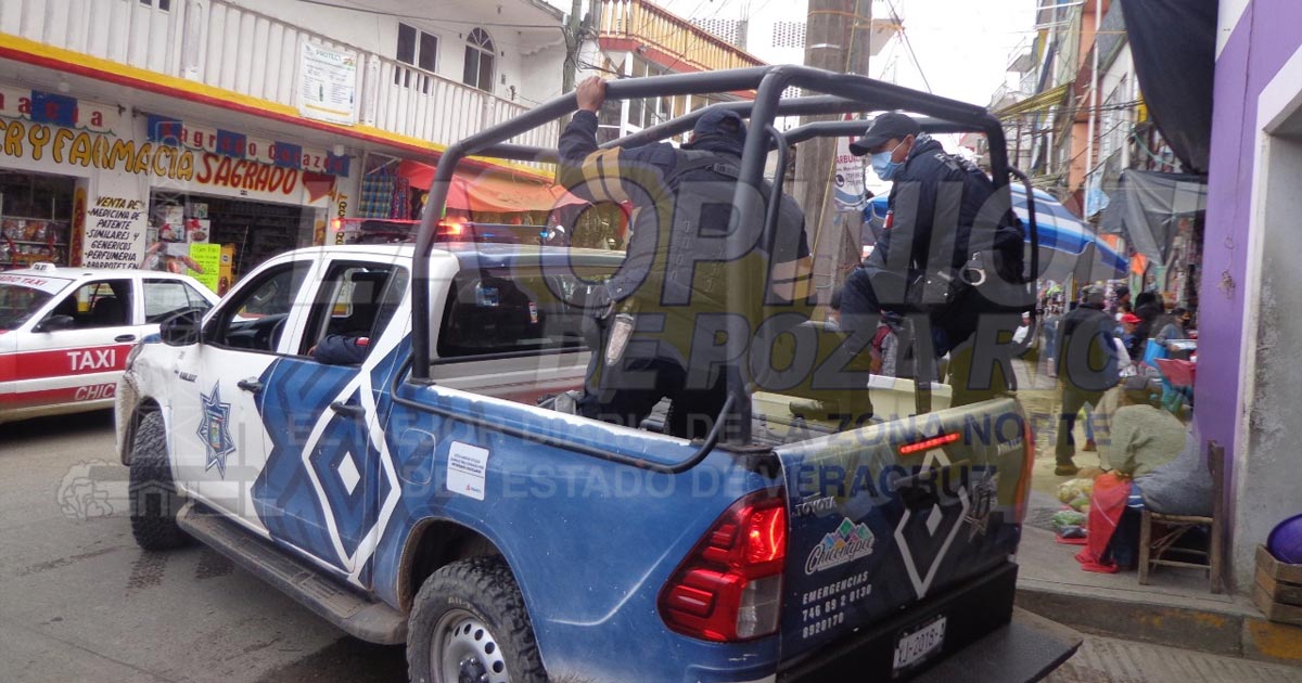 Pleito entre taxistas de Chicontepec