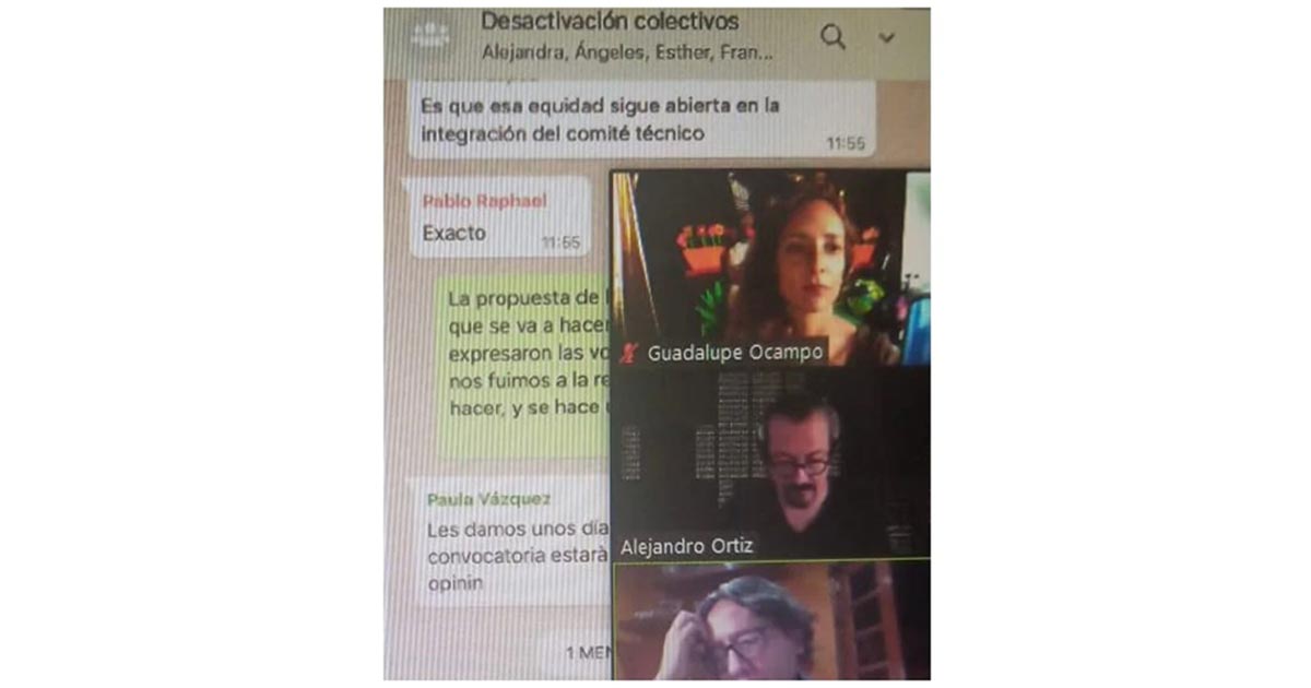 Se trata de Alejandra Chávez y Alejandro Ortiz, informó Alejandra Frausto en conferencia de prensa