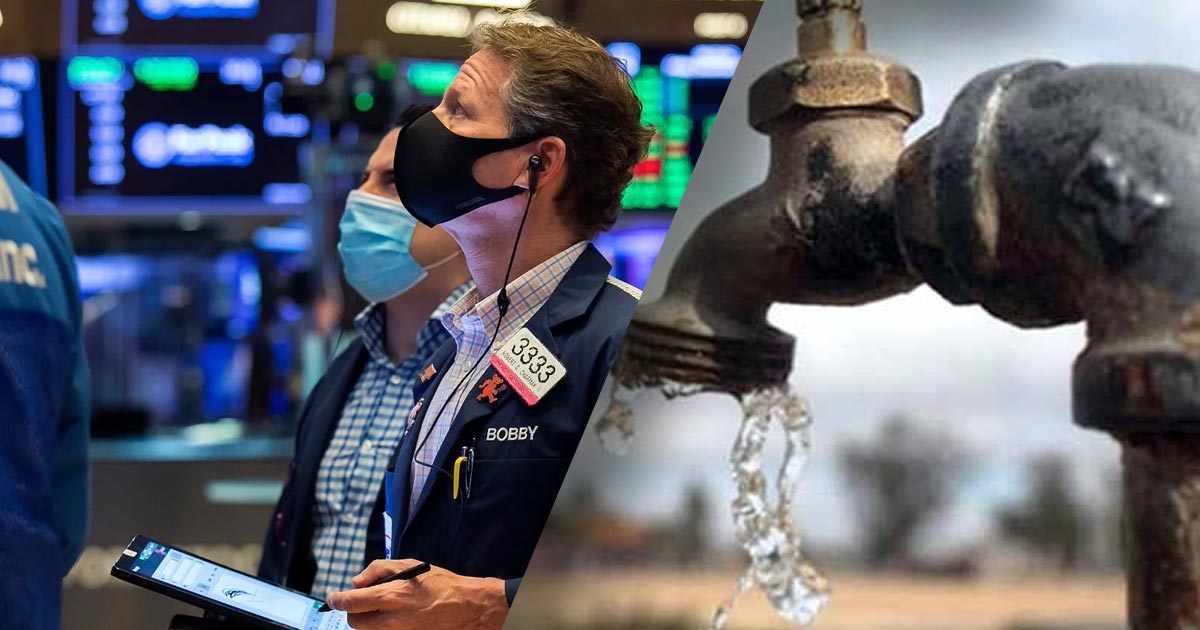 El agua comienza a cotizar en mercado de materias primas de Wall Street