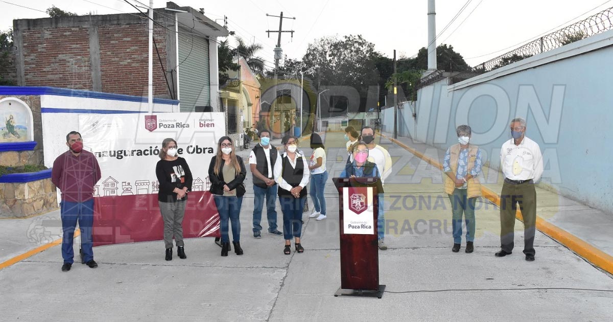 Cierra Gobierno de Poza Rica el año, con entrega de obras