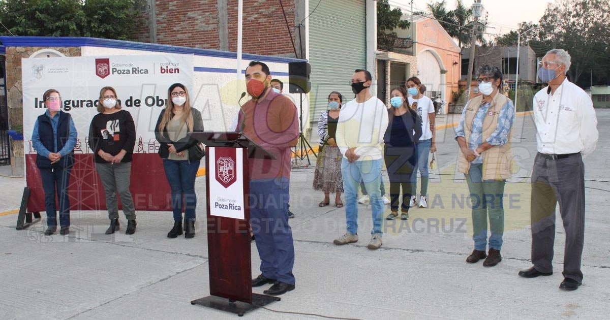 Cierra Gobierno de Poza Rica el año, con entrega de obras