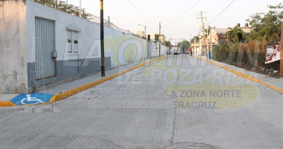 Cierra Gobierno de Poza Rica el año, con entrega de obras