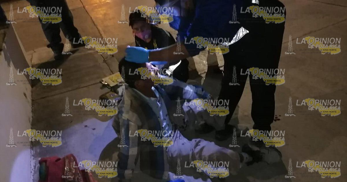 Abuelito se lesiona al caer de su propia altura