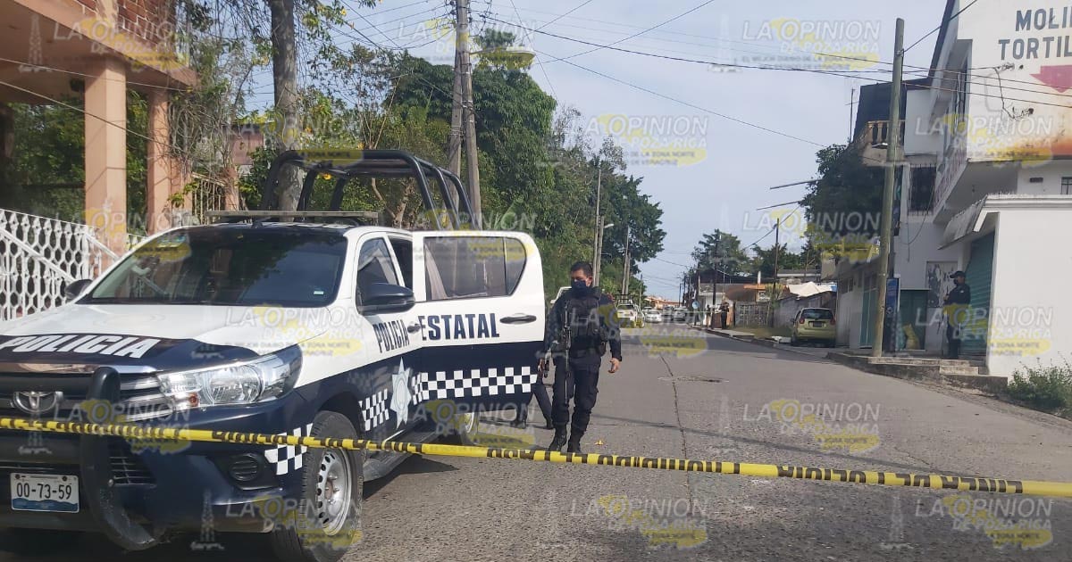 Llueven balas en colonia de Coatzintla
