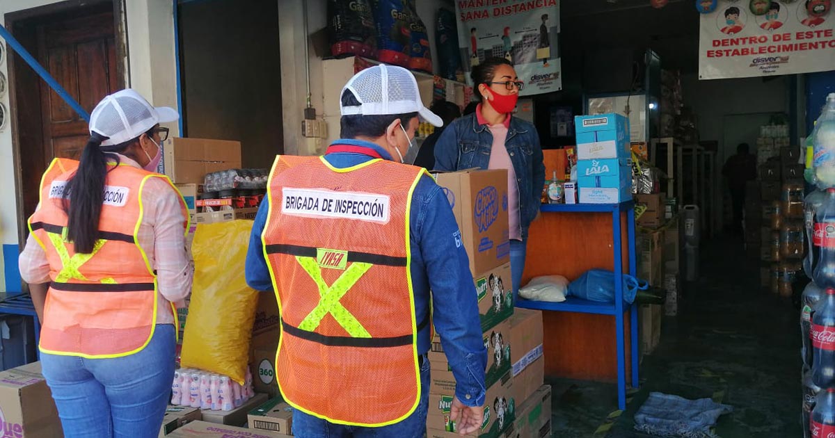 Brigadas de Salud van a negocios a concientizar sobre los riesgos de la pandemia