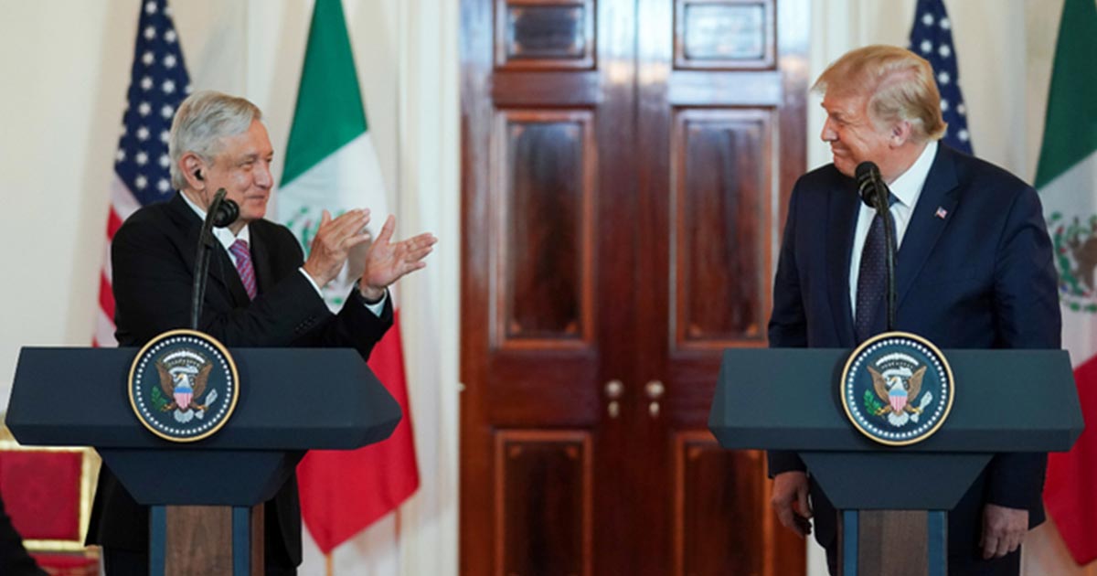 Condena AMLO censura a Trump