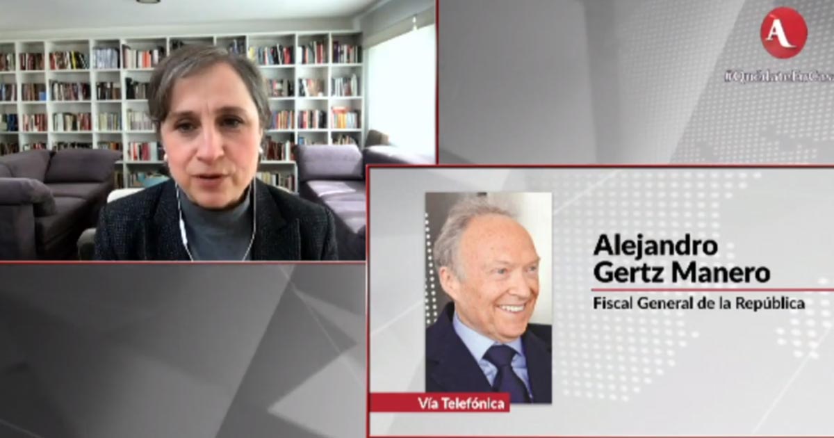 “Me quieren dar en la ma…”, estalla Gertz Manero con Aristegui