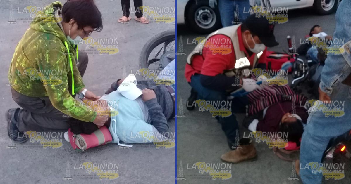 Dos hermanos heridos en un choque