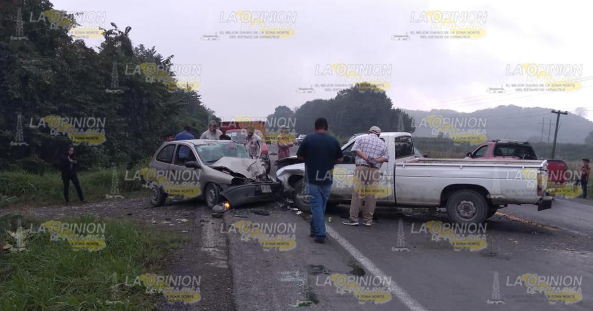 Dos lesionados en fuerte encontronazo