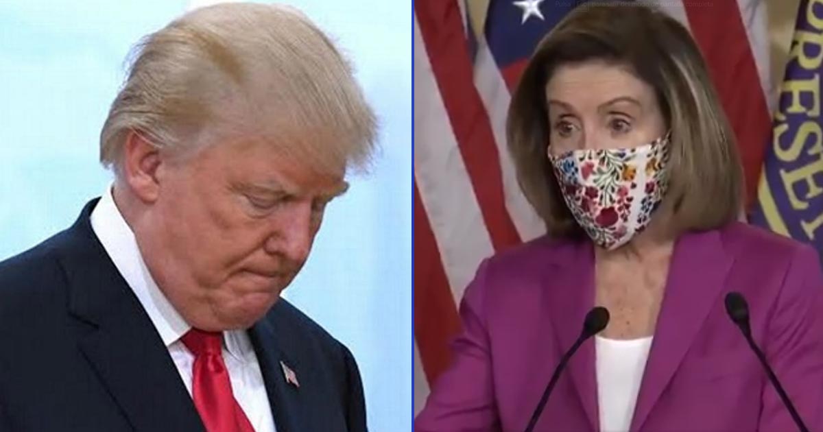 Nancy Pelosi pide destituir a Donald Trump