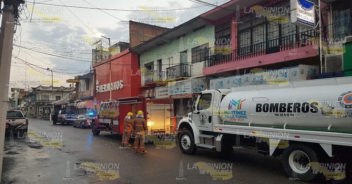 Incendio por corto circuito