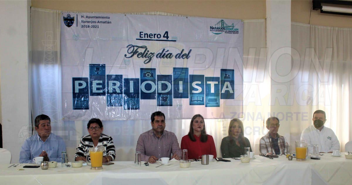 Reconoce alcalde de Naranjos el trabajo de periodistas