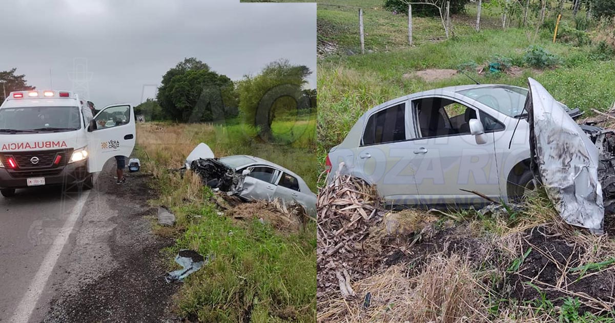 Familia Papanteca s e salvaron de milagro en aparatoso accidente
