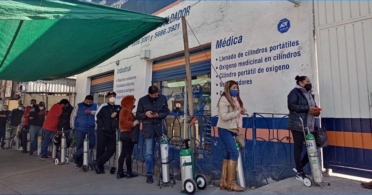 Cuatro empresas concentran venta de oxígeno al gobierno