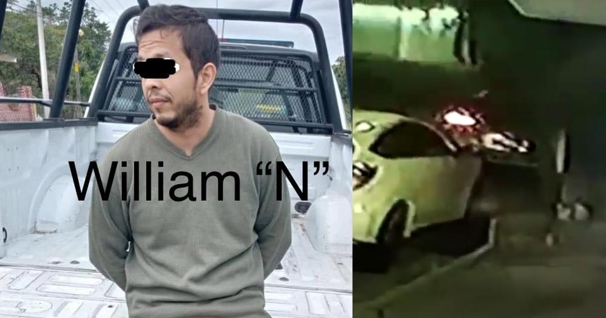 Captan en video a William “N”, presunto sospechoso de desaparición de joven nutrióloga