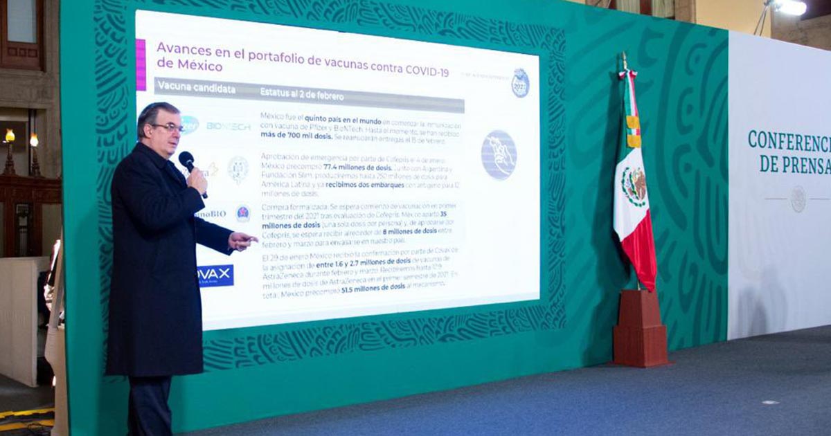 Así quedó el calendario de vacunas anti-COVID en México