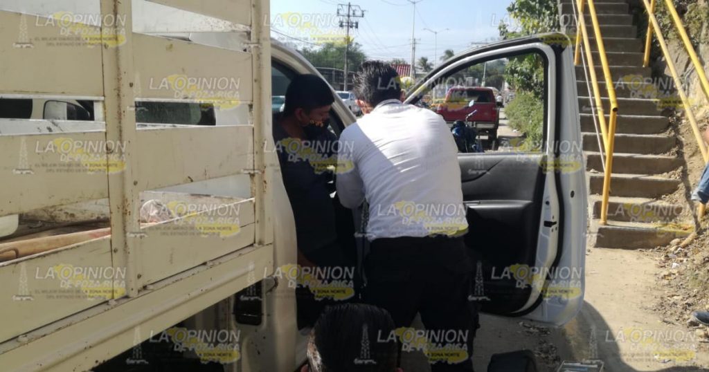 Encontronazo en el libramiento de Tuxpan