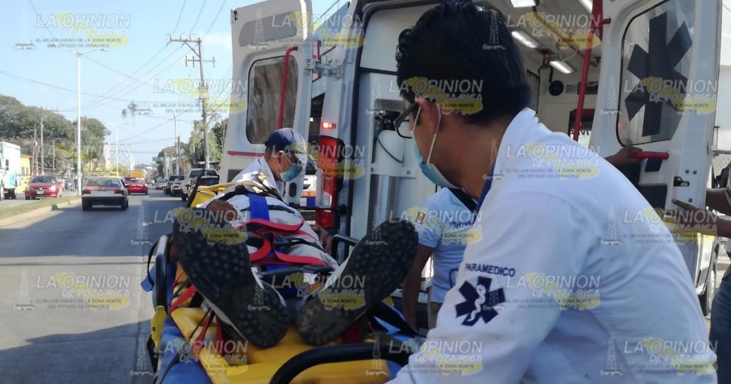 Encontronazo en el libramiento de Tuxpan