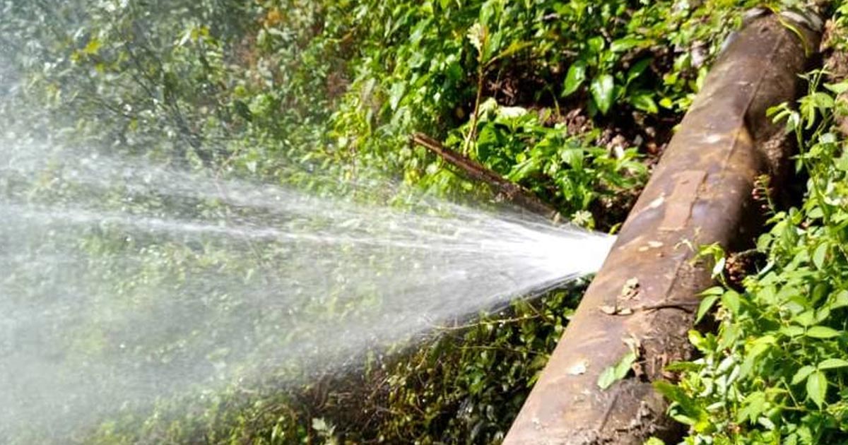 Debido a fuga en Espinazo del Diablo habrá suspensión de agua en Xalapa