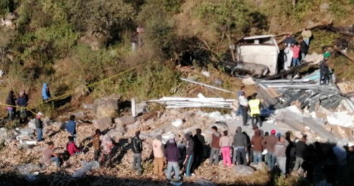 Mortal accidente en Cumbres de Maltrata