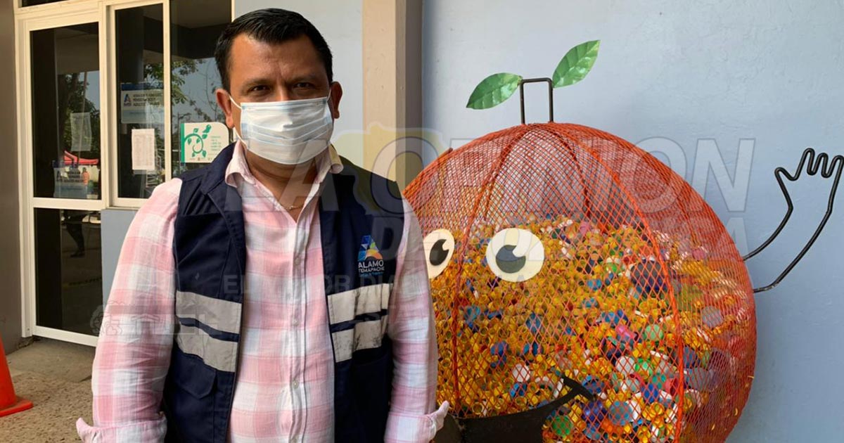 Mediante recolección de tapitas apoyan a los niños con Cáncer